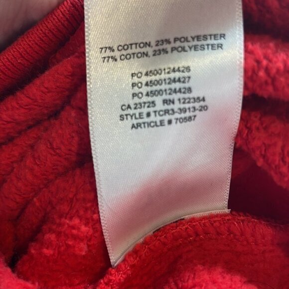 Aritzia Red Half-Zip Sweatshirt - Picture 8 of 10